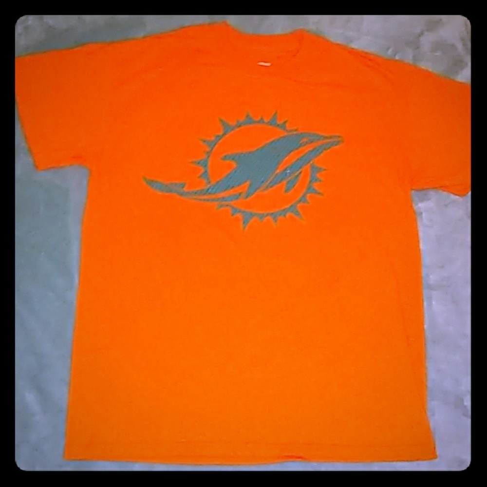 NFL Miami Dolphins Orange t-shirt Medium